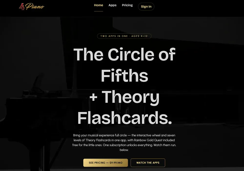 4piano.org home page
