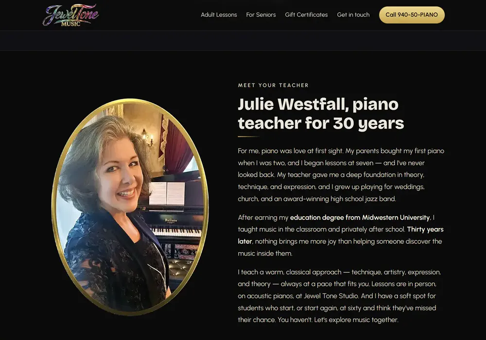 jeweltonemusic.com home page
